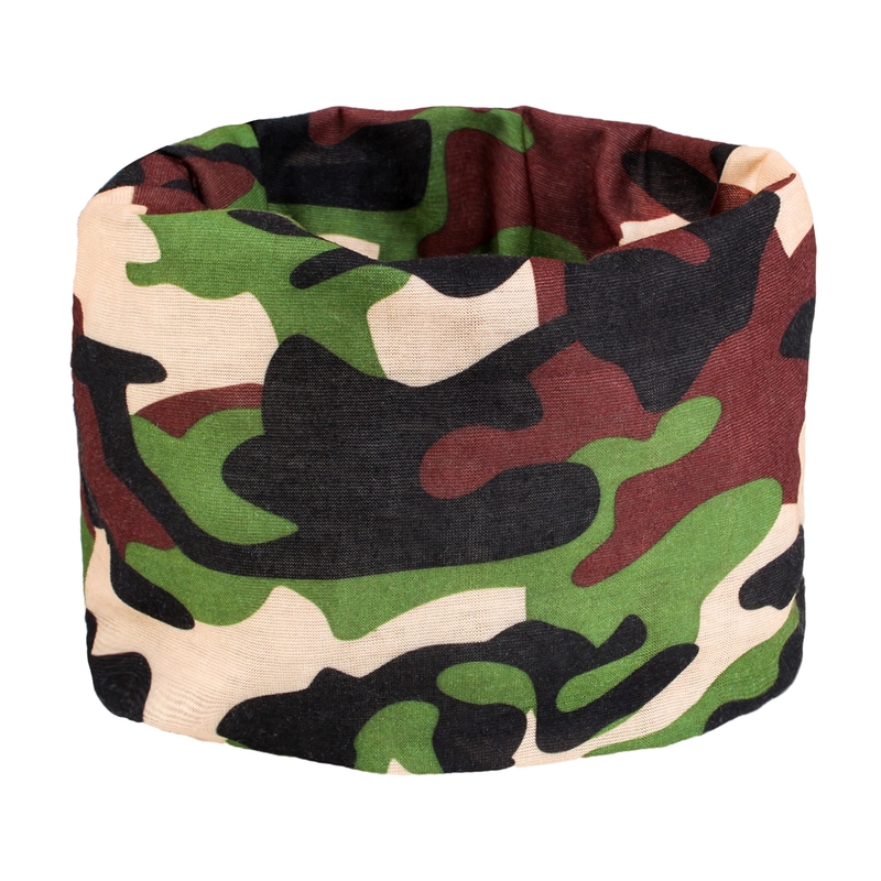 Chusta wielofunkcyjna na motocykl RSA Camo zielona