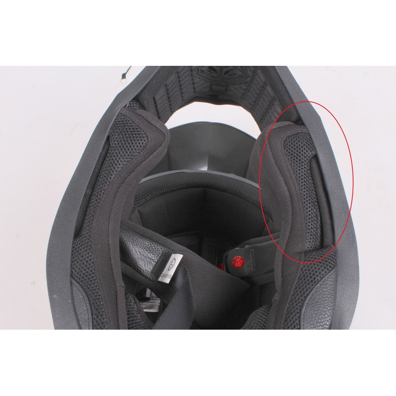 Motocrossowy kask AXO Tribe czarno-pomarańczowy - II. jakość