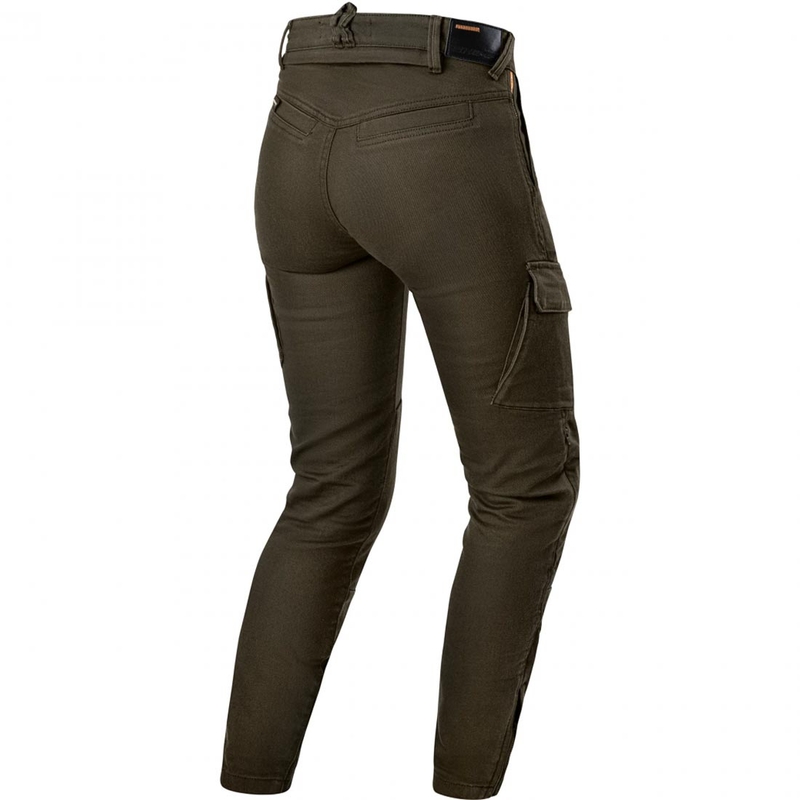 Damskie jeansy motocyklowe Shima Recon zielone