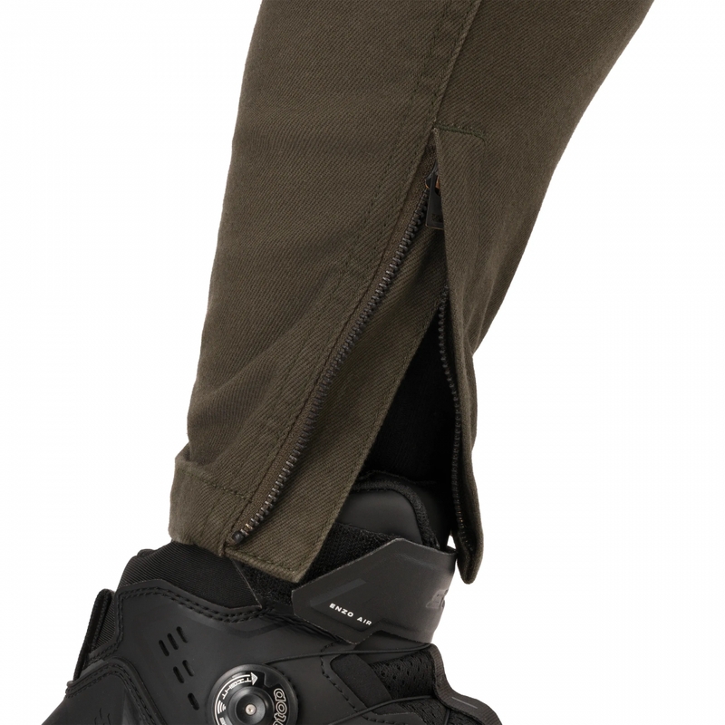 Damskie jeansy motocyklowe Shima Recon zielone