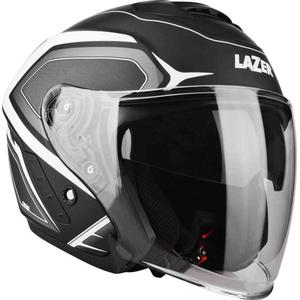 Otwarty kask motocyklowy Lazer Tango Hexa czarno-biały