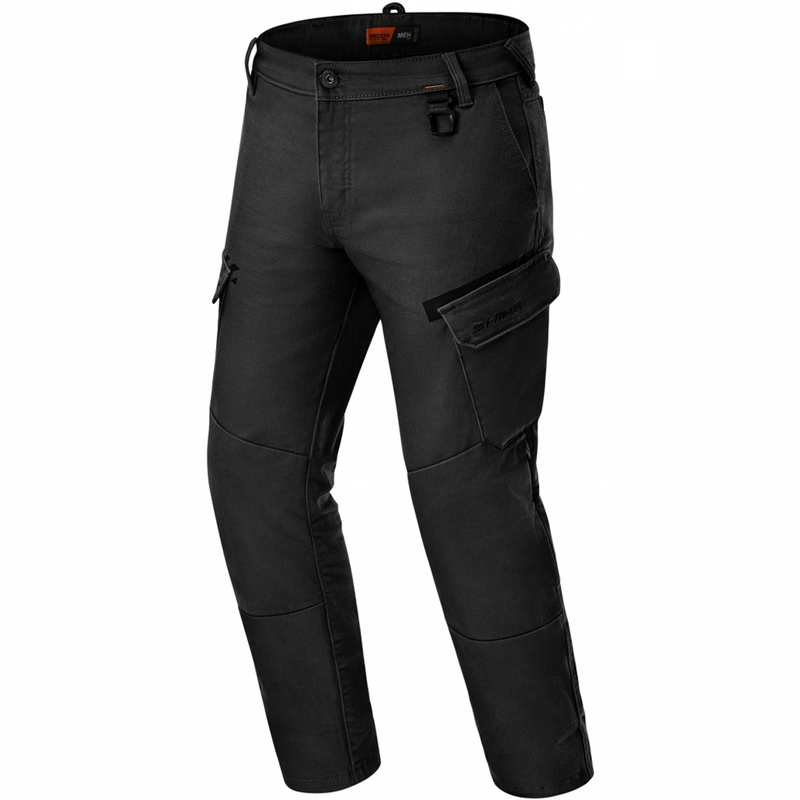 Spodnie motocyklowe Shima Recon, długie, czarne