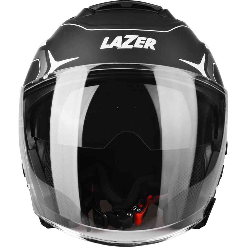 Otwarty kask motocyklowy Lazer Tango Hexa czarno-biały