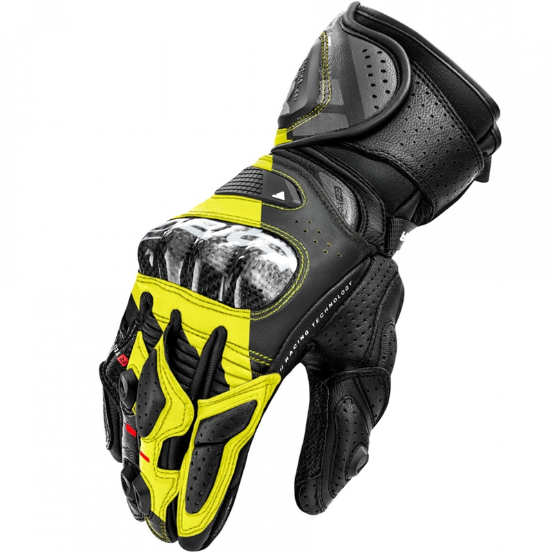 Rękawice motocyklowe Shima RS-3 fluorescencyjne żółte