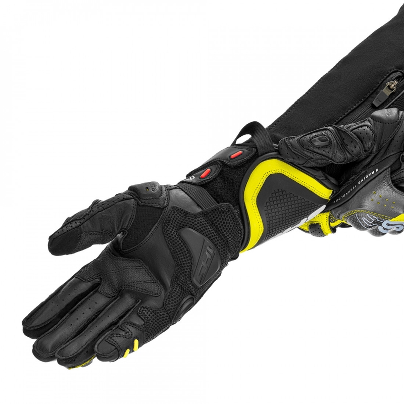 Rękawice motocyklowe Shima RS-3 fluorescencyjne żółte