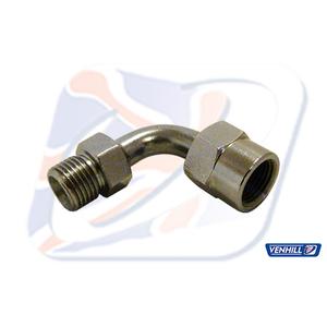 Swivel joint Venhill POWERHOSEPLUS E690 90 deg 1/8 TH BSP chrome
