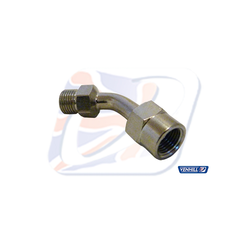 Swivel joint Venhill POWERHOSEPLUS 45 deg 1/8TH BSP chrome