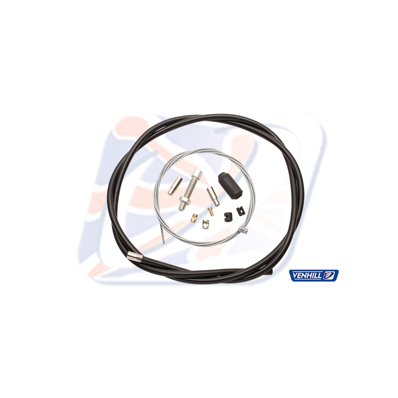 Universal clutch cable kit Venhill 1,35m Black