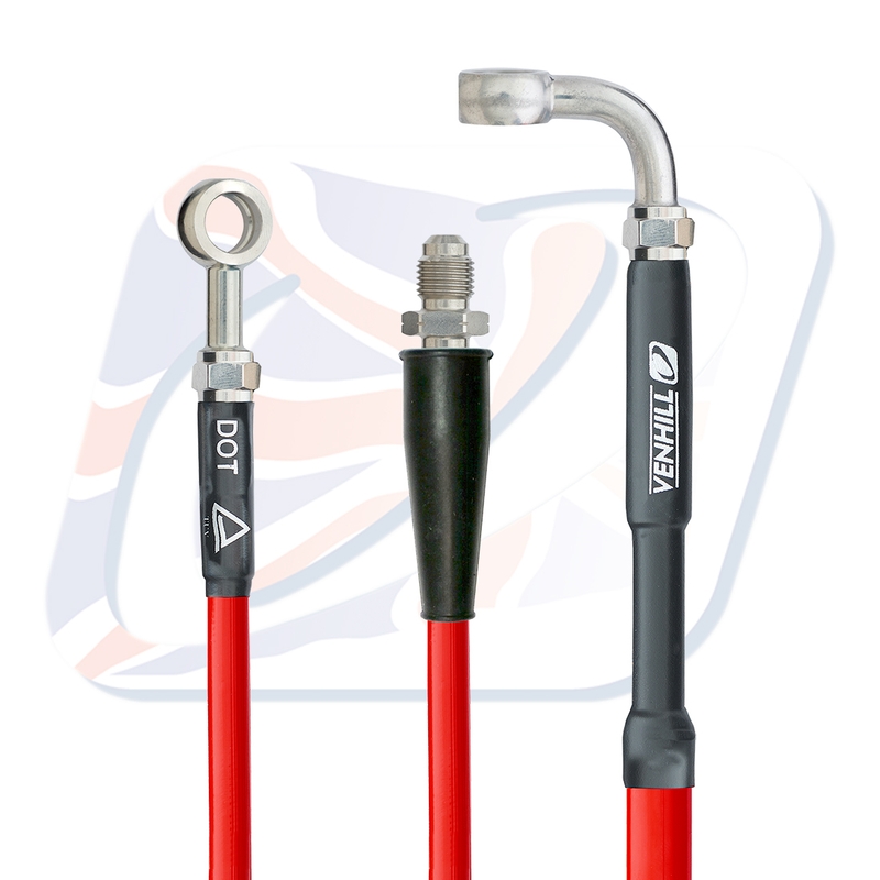 Rear brake cable Venhill Red