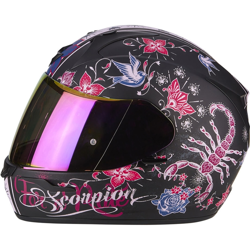 Integralny kask motocyklowy Scorpion EXO-390 Chica czarno-różowy