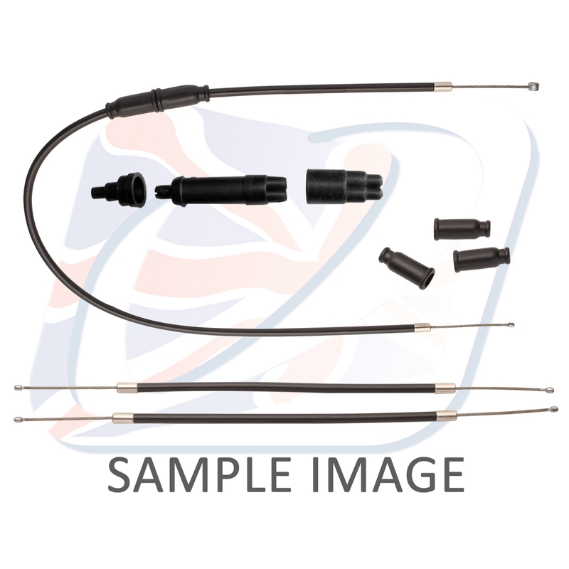 Throttle cable Venhill black
