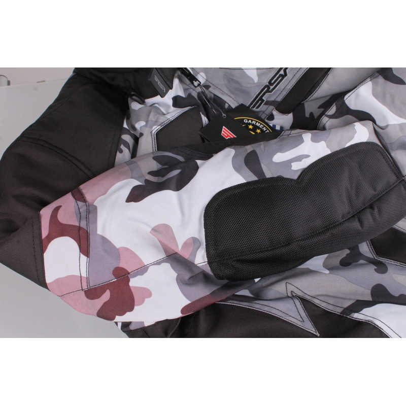 Kurtka motocyklowa RSA Camuflage szara - II. jakość