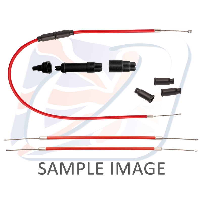 Throttle Cable Venhill featherlight red
