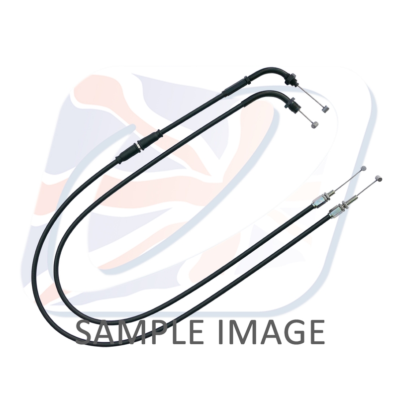 Throttle cables (pair) Venhill featherlight black