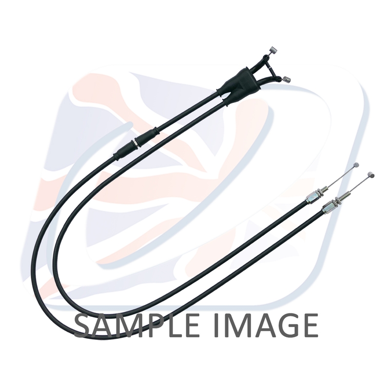 Throttle cables (pair) Venhill featherlight black for TRIUMPH Bonneville T100 865 2008-2016