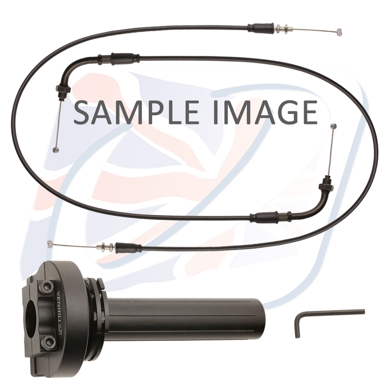 Fast action twistgrip 888 Venhill including cable