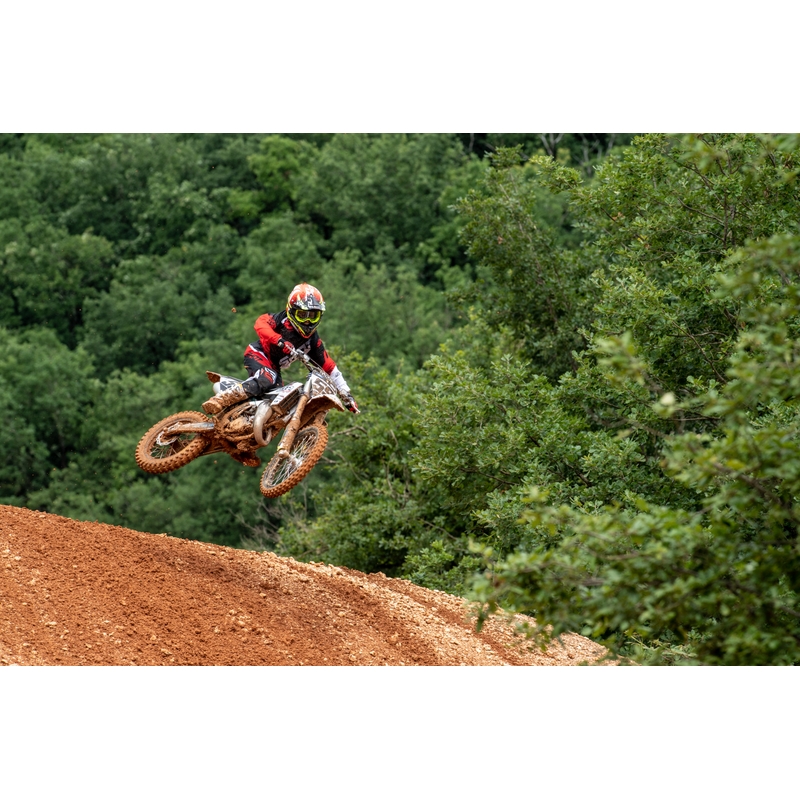Dziecięce motokrosowe spodnie Shot DEVO Ultimate czarno-czerwone
