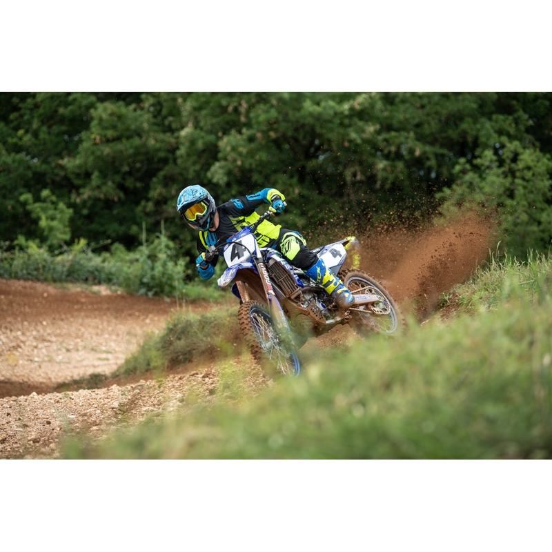 Motocrossowa koszulka Shot DEVO Ultimate niebiesko-fluo żółta wyprzedaż