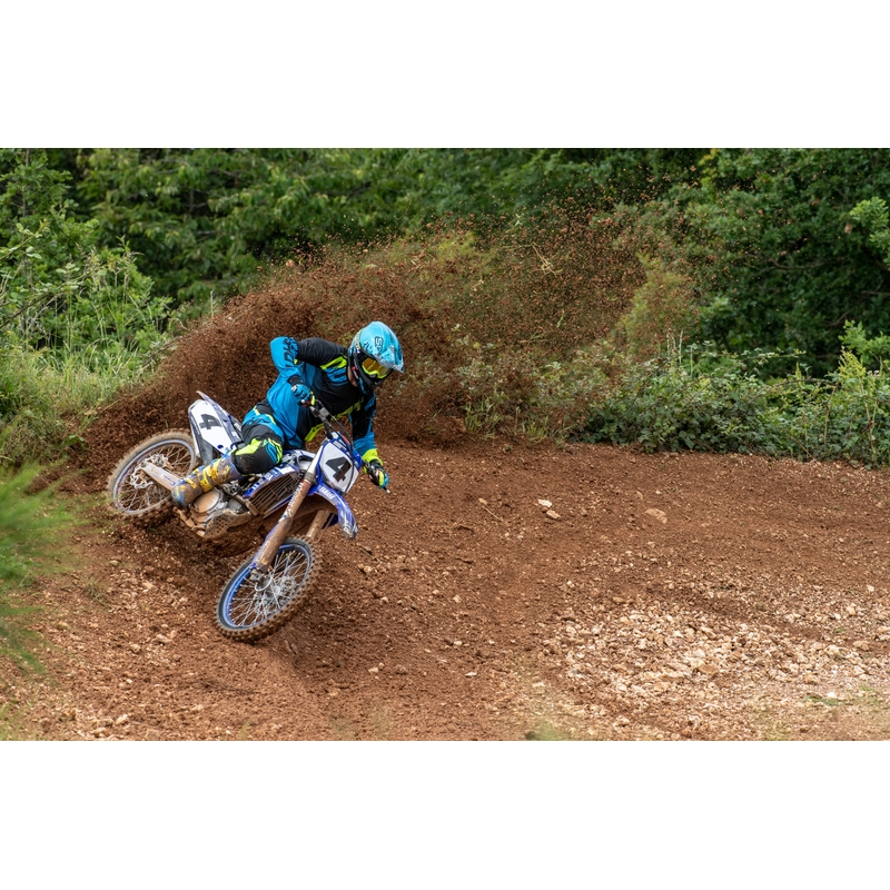 Motocrossowa koszulka Shot DEVO Ultimate niebiesko-fluo żółta wyprzedaż