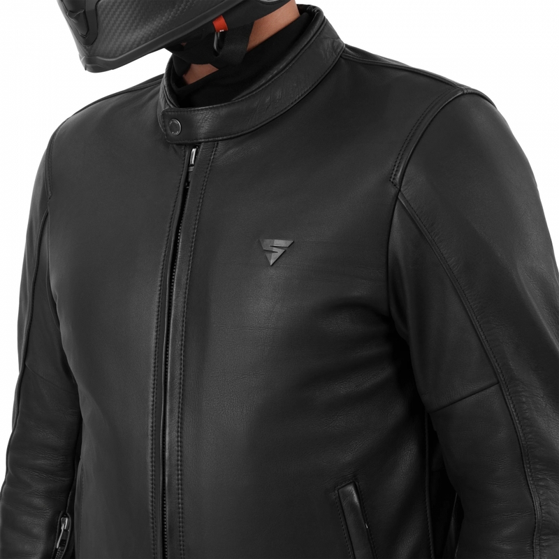Kurtka motocyklowa skórzana Shima Hunter 3.0 czarna