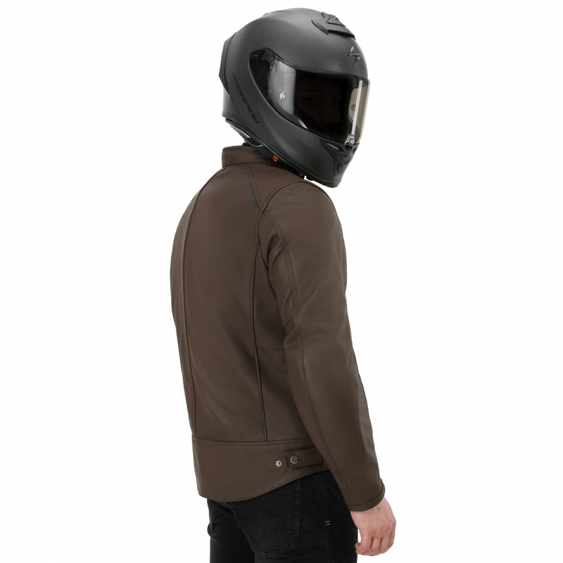 Kurtka motocyklowa skórzana Shima Hunter 3.0 brązowa
