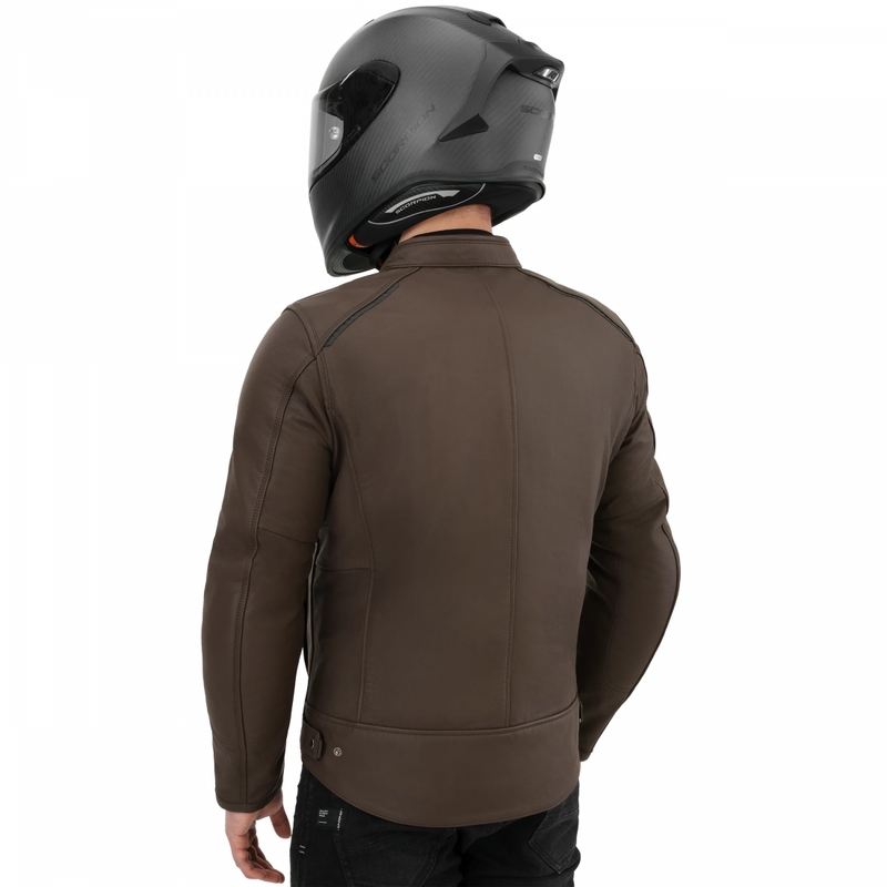 Kurtka motocyklowa skórzana Shima Hunter 3.0 brązowa