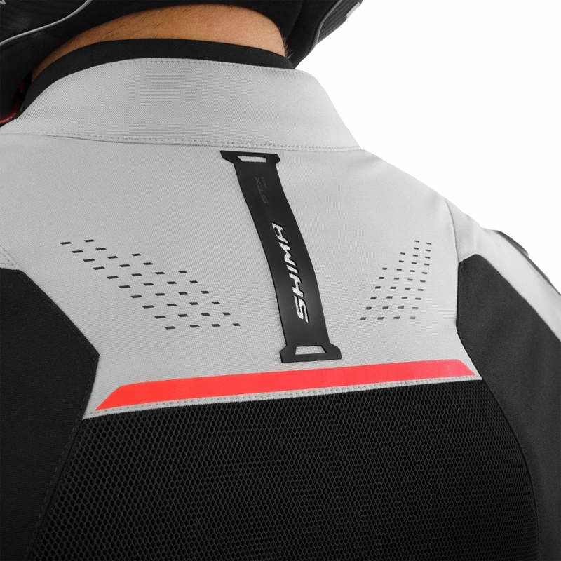 Kurtka motocyklowa Shima STX Air szaro-czerwona