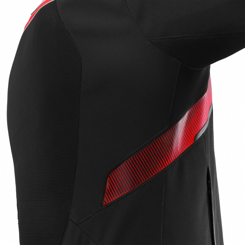 Kurtka motocyklowa Shima STX Air szaro-czerwona