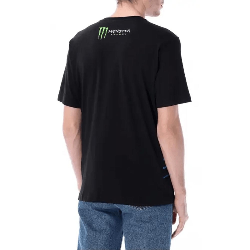 Koszulka z logo Monster Energy Fabio Quartararo w kolorze czarnym