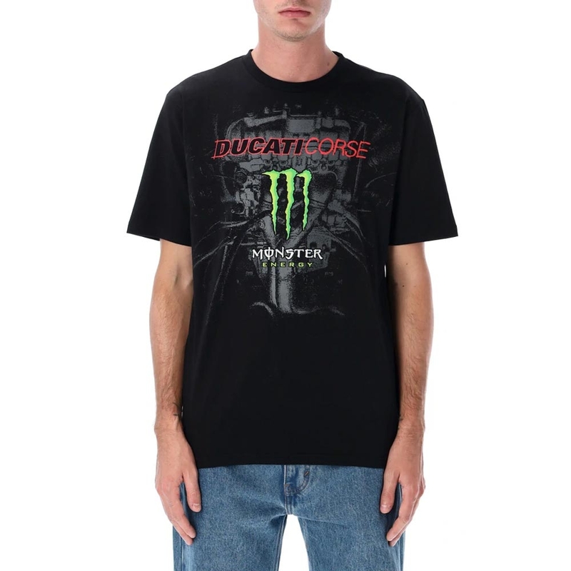 Koszulka Ducati Corse Monster Energy czarna