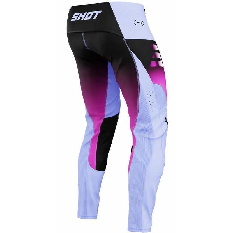 Spodnie motocrossowe Shot Aerolite Phase fioletowe