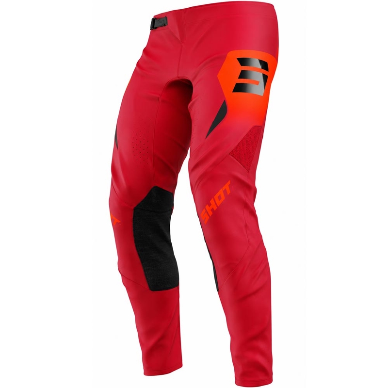 Spodnie motocrossowe Shot Aerolite Phase w kolorze czerwonym