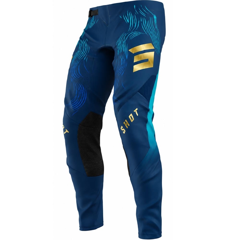 Spodnie motocrossowe Shot Aerolite Volt niebieskie