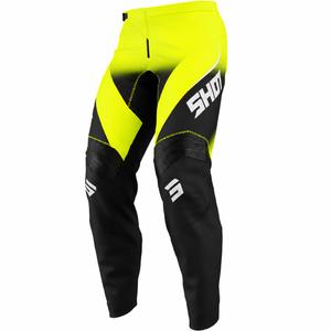 Spodnie motocrossowe Shot Draw Clash fluo żółte