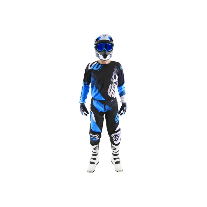 Komplet (bluza + spodnie) Shot DEVO Ultimate czarno-niebieski