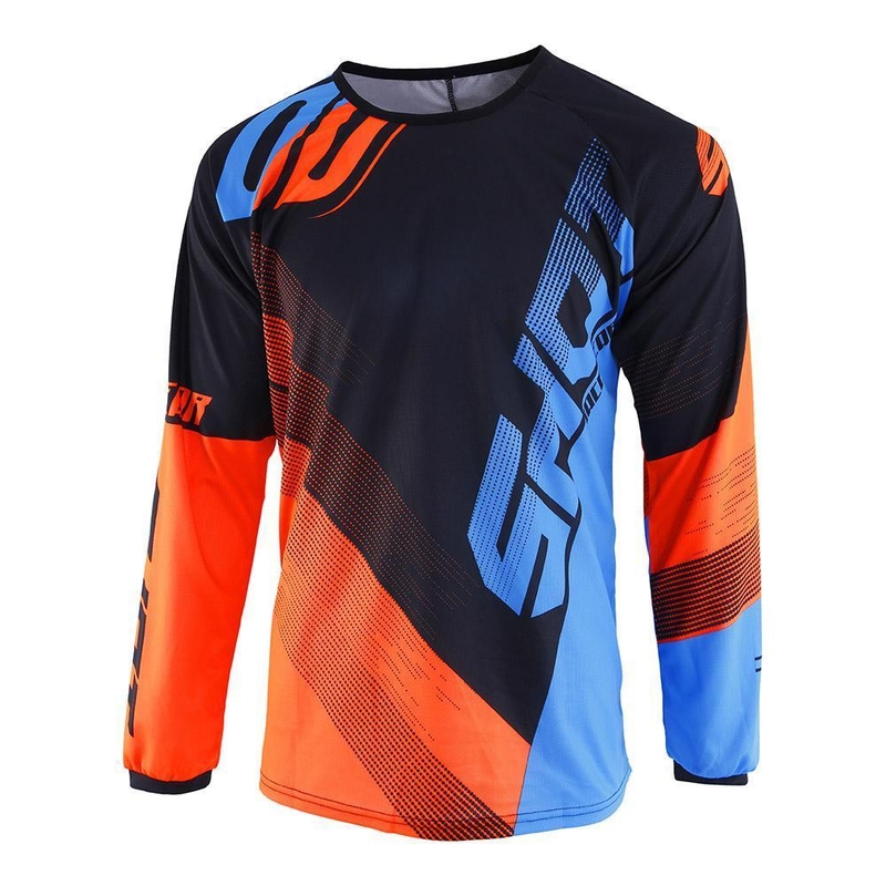 Komplet (bluza + spodnie) Shot DEVO Ultimate niebiesko-fluo pomarańczowy