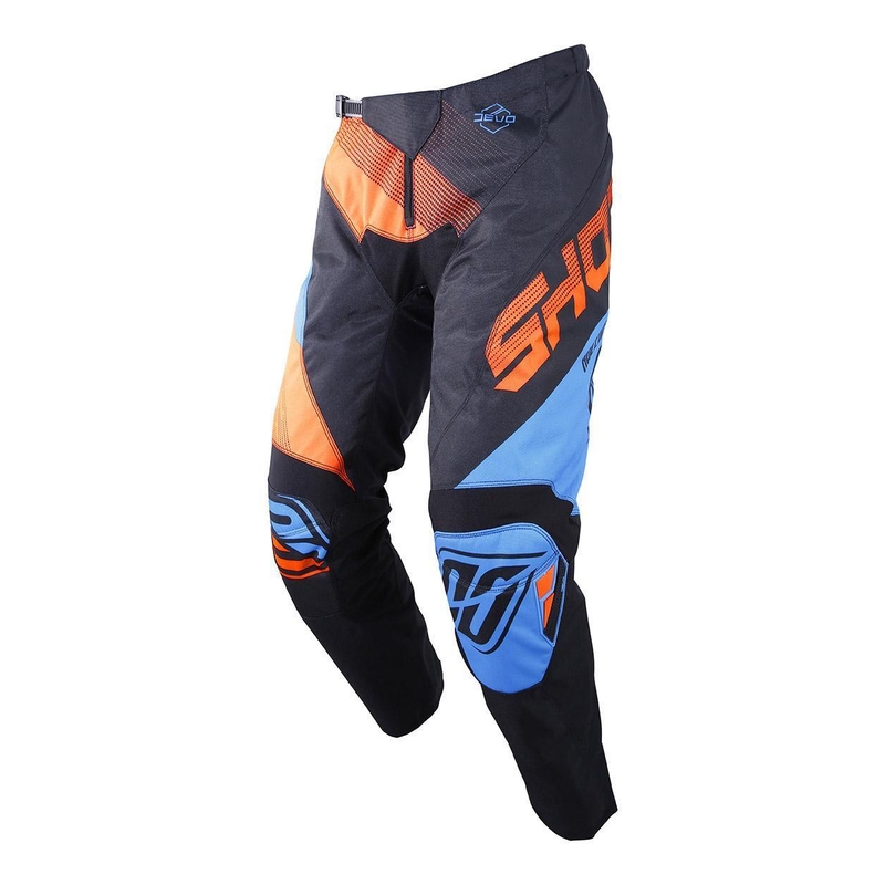 Komplet (bluza + spodnie) Shot DEVO Ultimate niebiesko-fluo pomarańczowy