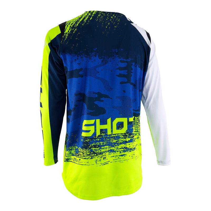 Komplet (bluza + spodnie) Shot CONTACT Counter niebiesko-fluo żółty