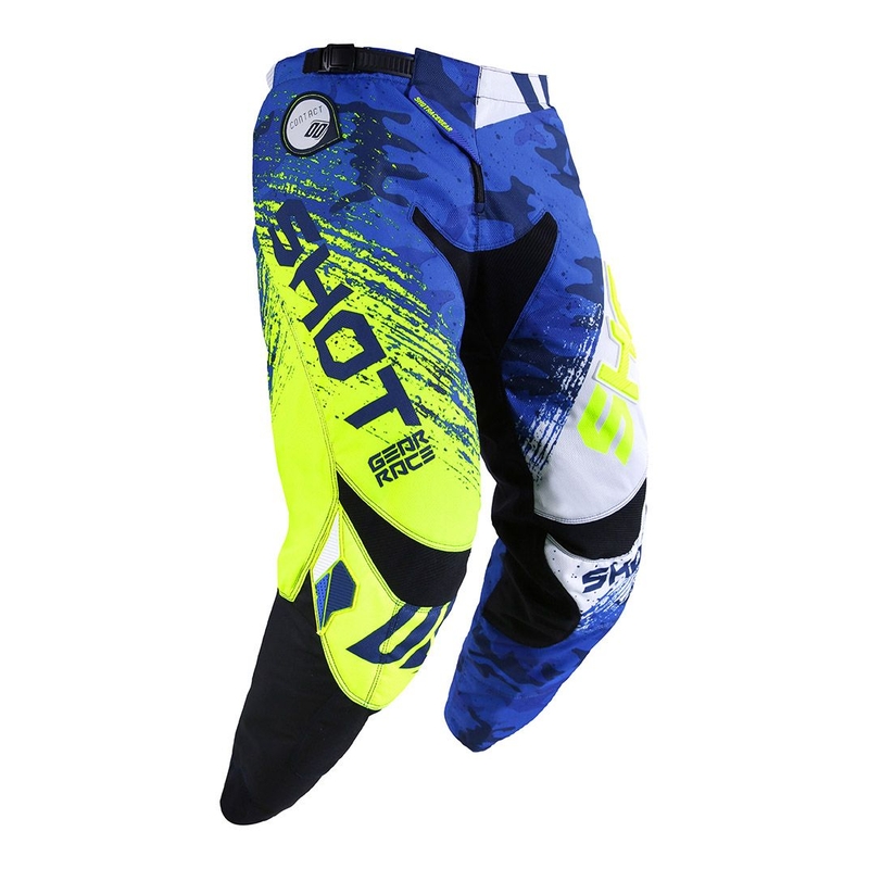 Komplet (bluza + spodnie) Shot CONTACT Counter niebiesko-fluo żółty