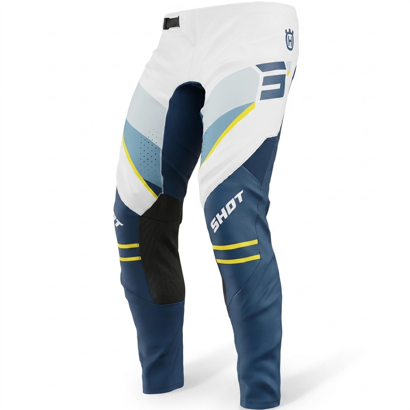 Spodnie motocrossowe Shot Aerolite HVA 27 niebieskie