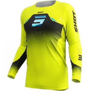 Koszulka motocrossowa Shot Aerolite Phase fluo yellow