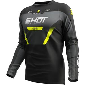 Koszulka motocrossowa Shot Devo Struck szara