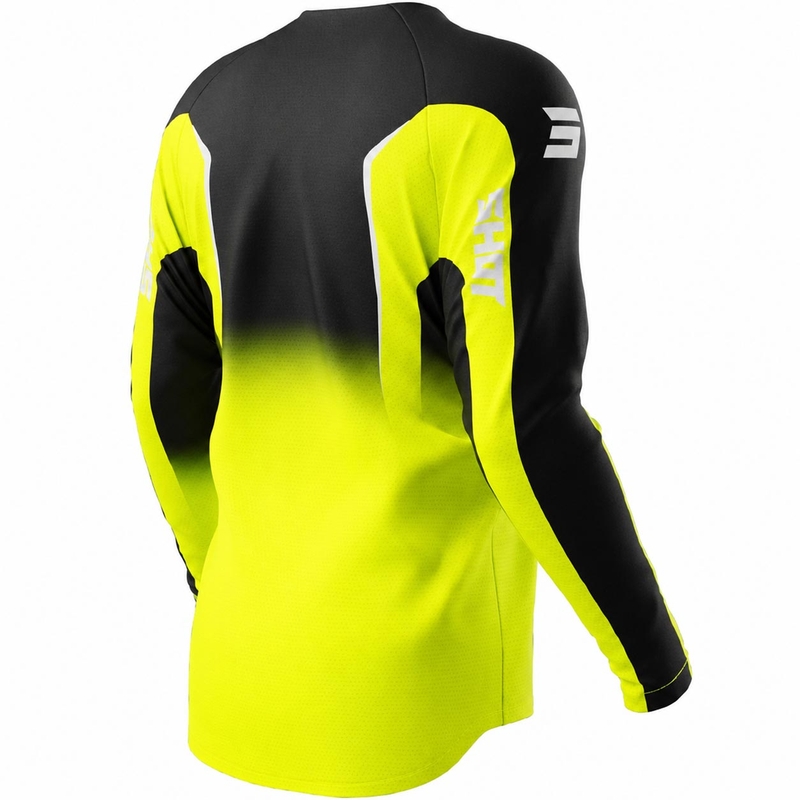 Koszulka motocrossowa Shot Draw Clash fluorescencyjna żółć