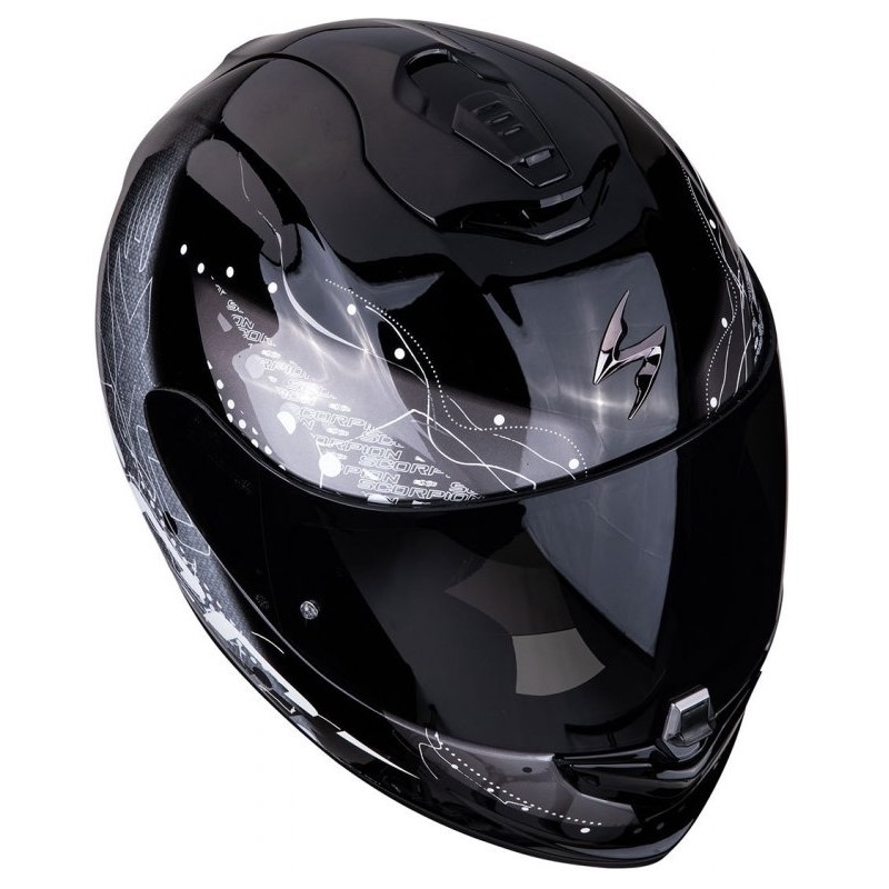 Integralny kask motocyklowy Scorpion EXO-1400 Air Classy czarno-srebrny wyprzedaż