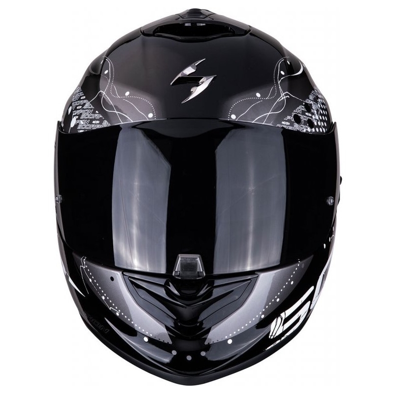 Integralny kask motocyklowy Scorpion EXO-1400 Air Classy czarno-srebrny wyprzedaż
