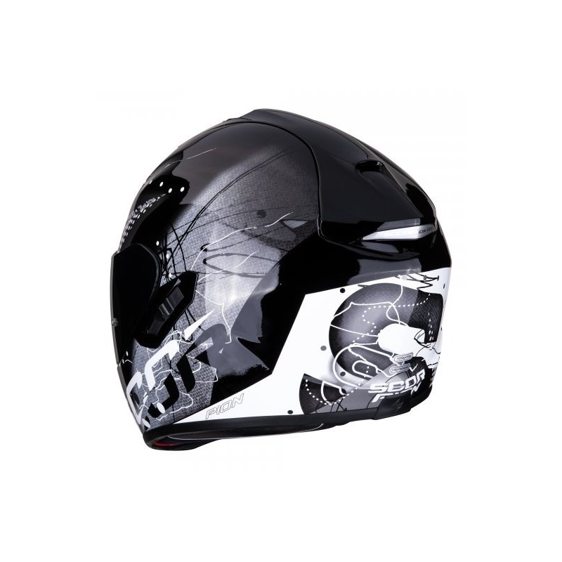 Integralny kask motocyklowy Scorpion EXO-1400 Air Classy czarno-srebrny wyprzedaż