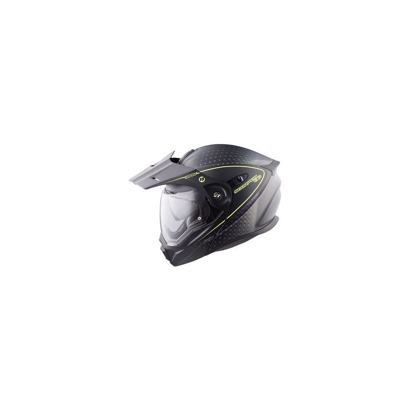 Szczękowy kask enduro Scorpion ADX-1 Horizon czarno-fluo żółty wyprzedaż