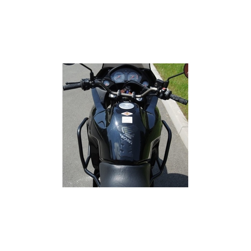 Engine guards RDMOTO matt black including struts under the headlight