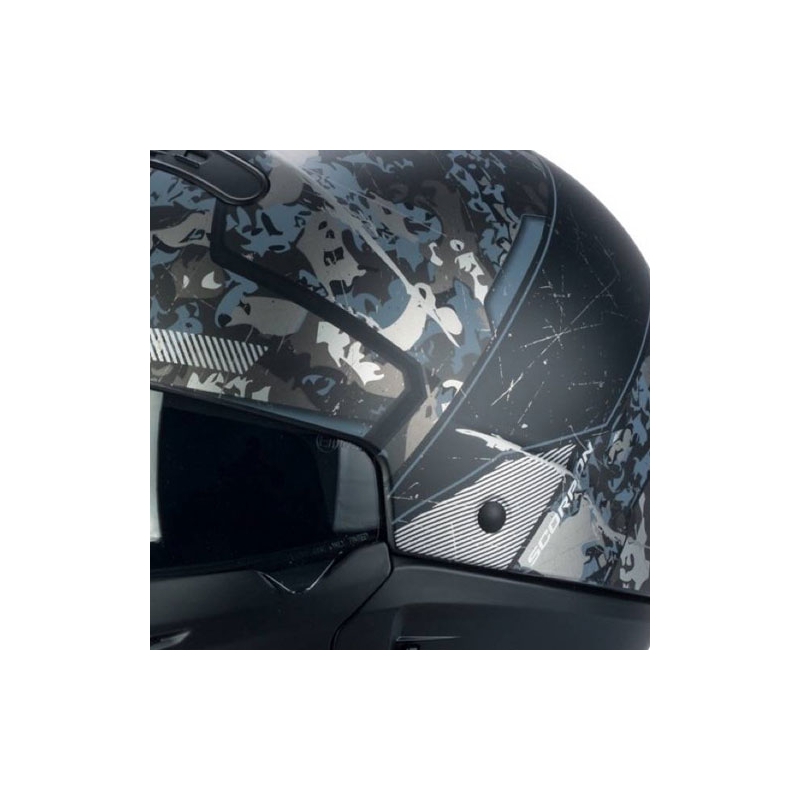 Kask motocyklowy Scorpion EXO-Combat Opex czarno-srebrny wyprzedaż