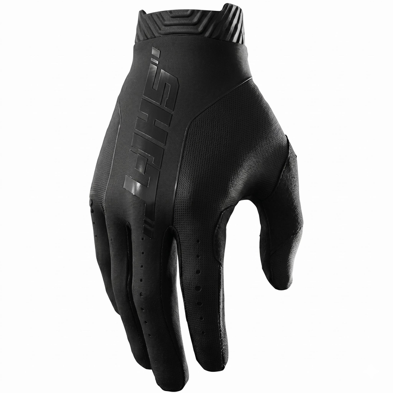 Rękawice motocrossowe Shot Lite Skin czarne